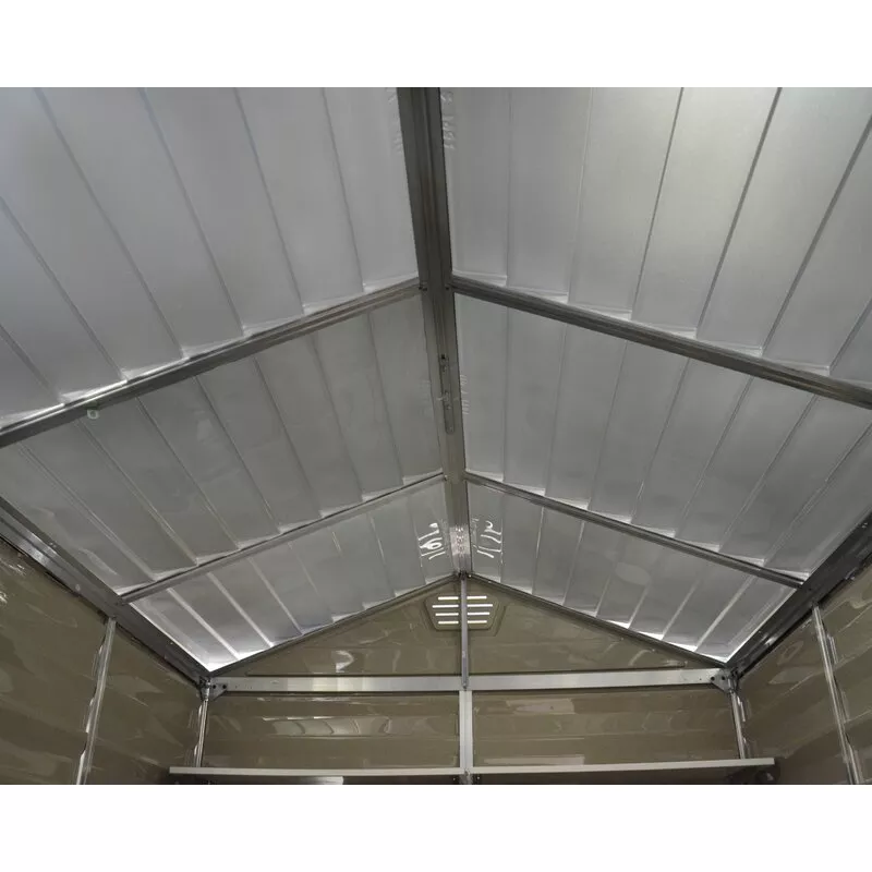 6 FT. W X 10 FT. D plastic storage shed