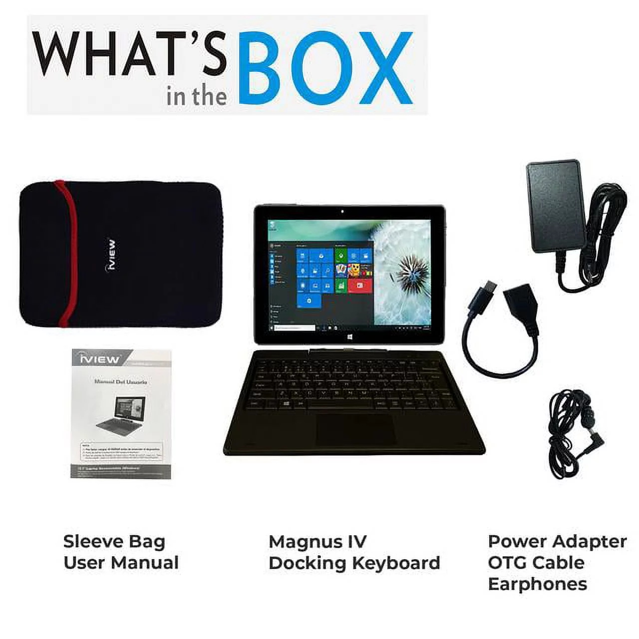 iView Magnus IV 4G LTE Compatible 10.1 In Touchscreen Laptop