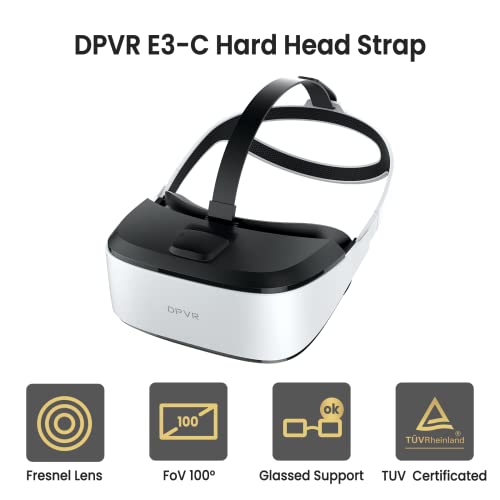 DPVR E3C Virtual Reality Headset, VR Set for Business of Egg Seats Headset, VR Simulator Riders, Moto, Time Machine 6 Seats and VR Flying