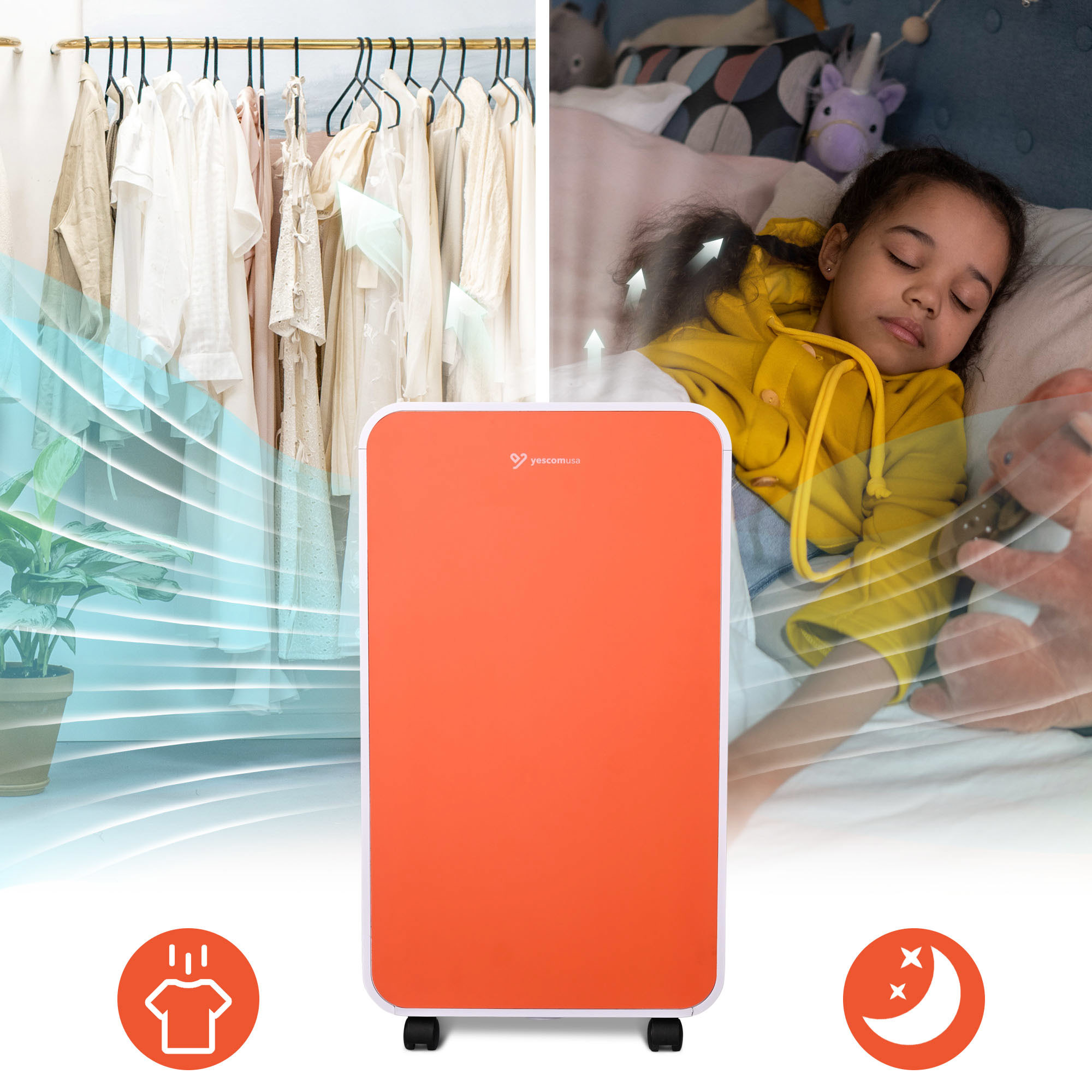 Efficient Electric Dehumidifier - 12.2 lb - Stay Dry Indoors