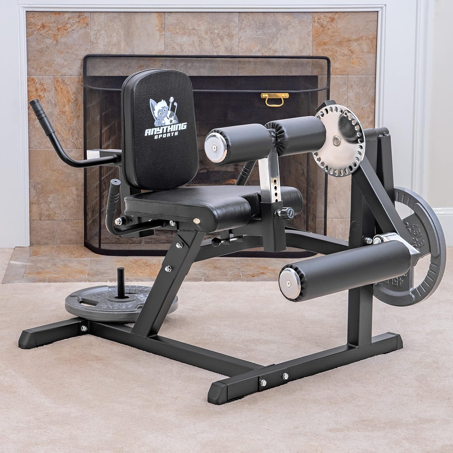 Heavy Duty Adjustable Leg Extension and Curl Machine 2.0