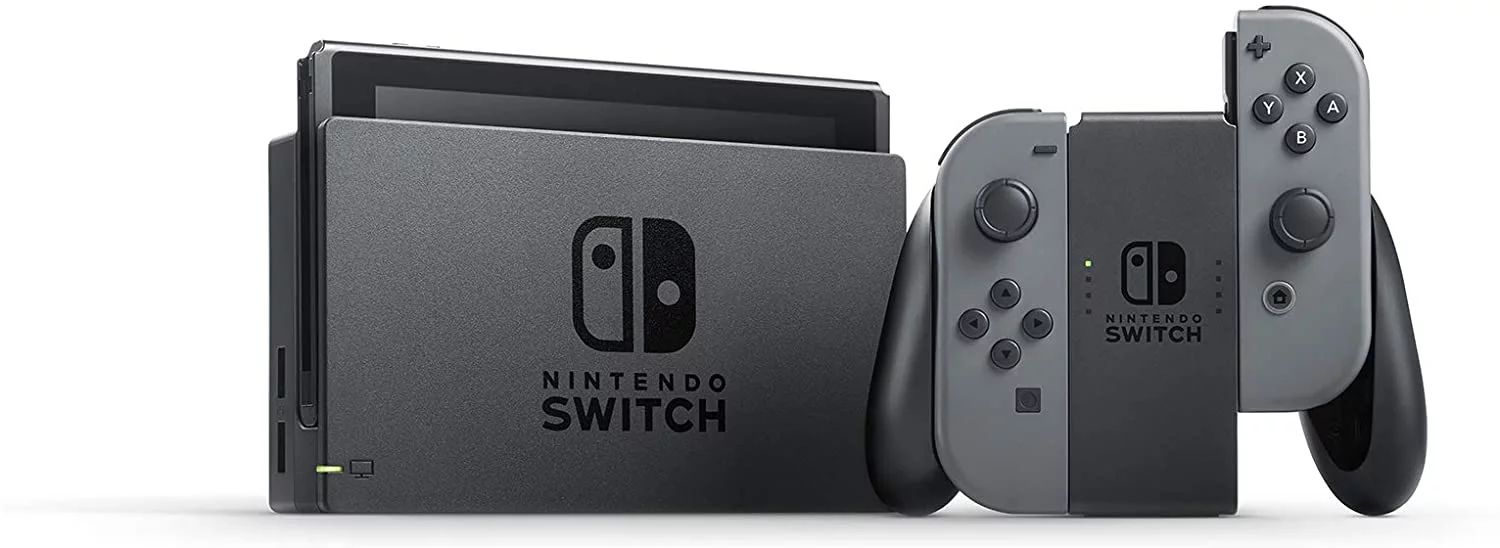 Nintendo Switch 32GB Gray Joy-Con with UpSwitch ORION 11.6 inch Gaming Monitor Bundle