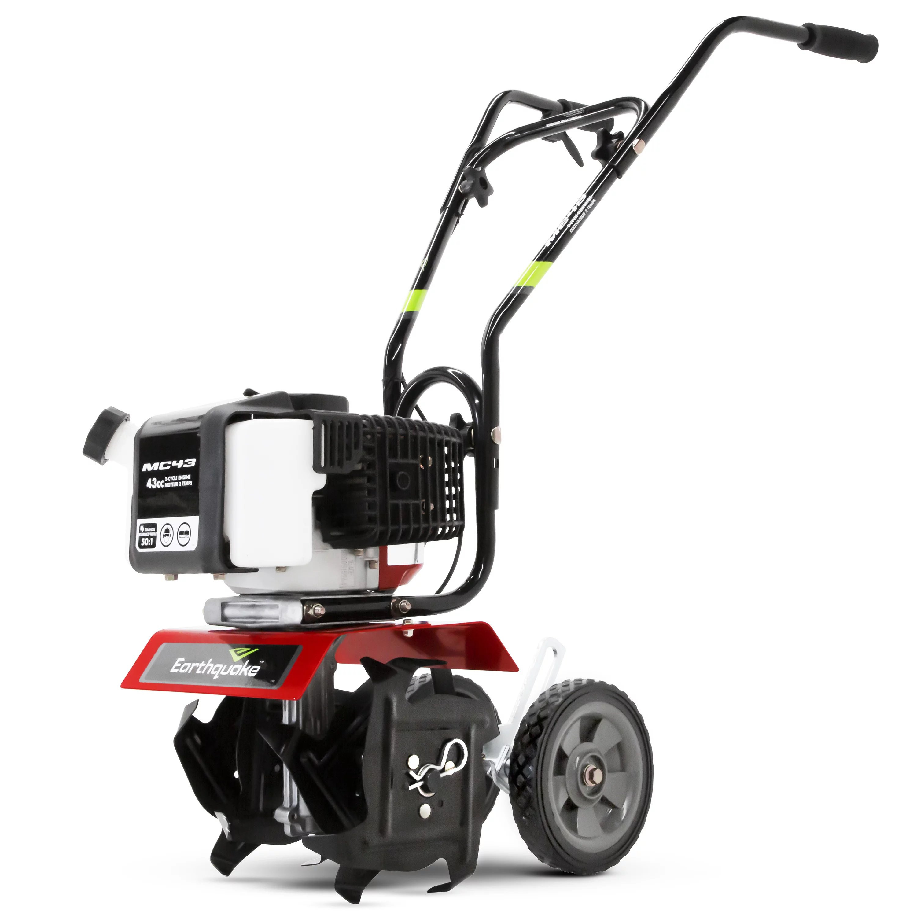 Earthquake MC43 Mini Cultivator Tiller with 43cc 2-Cycle Viper Engine, 5 Year Warranty - Radiant Selections