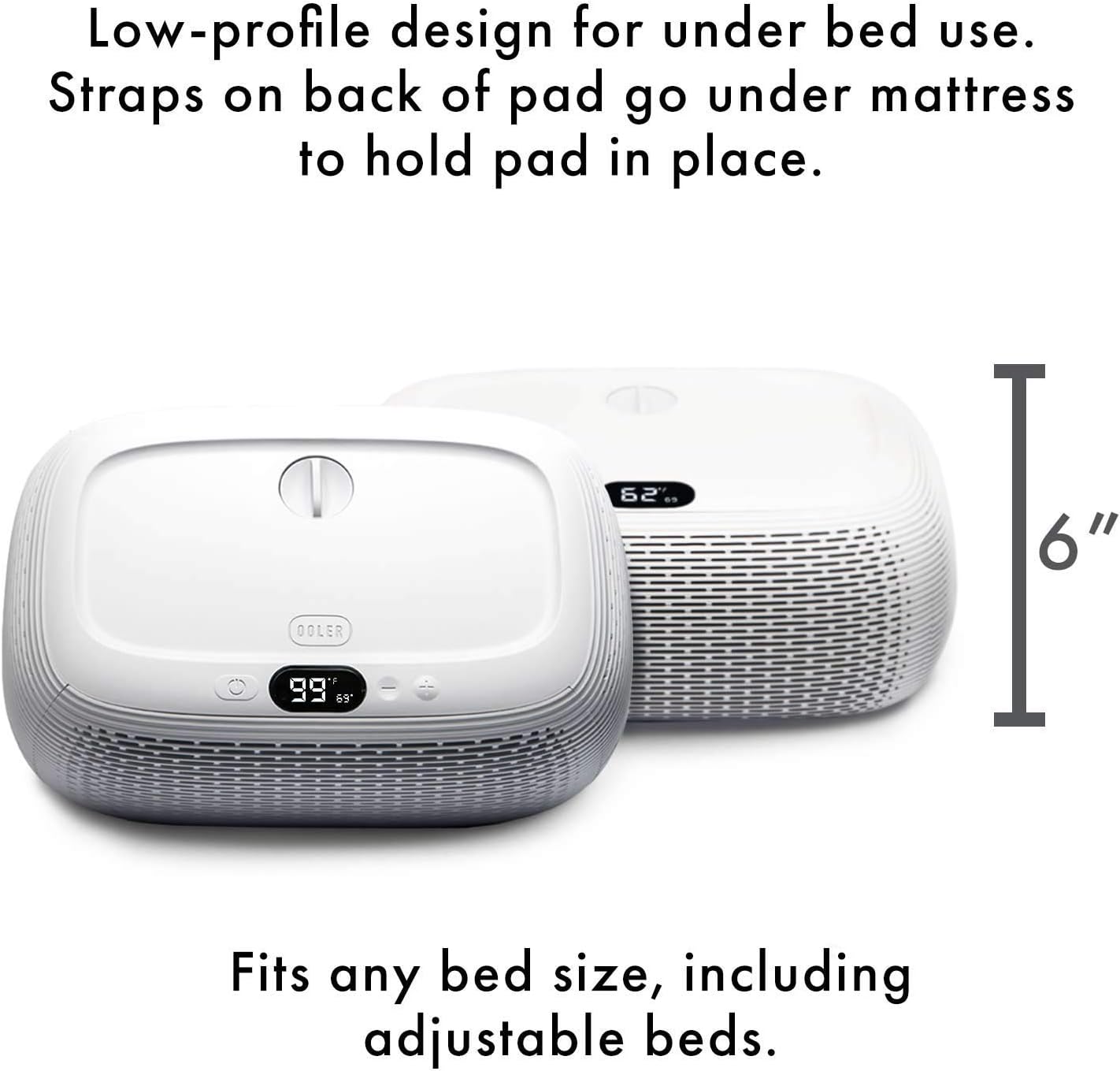 ChiliSleep OOLER Sleep System &ndash; Cooling & Heating Mattress Pad &ndash; Precise Temperature Control, Perfect Sleep Regulation