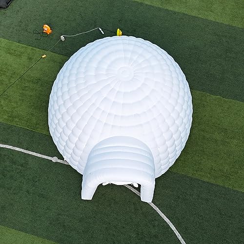 SAYOK Outdoor Portable Inflatable Igloo Dome Tent with Led Light for Party Wedding Event Camping