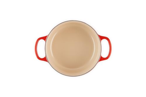 Le Creuset Enameled Cast Iron Signature Round Dutch Oven, 5.5 qt., Cerise