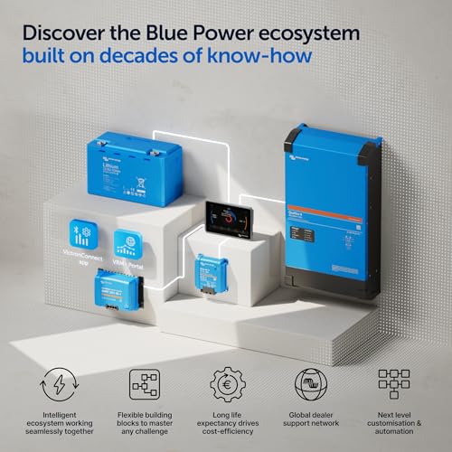 Victron Energy Orion XS Smart DC to DC Battery Charger 12/12 50A (700W) - IP65 Dust & Waterproof - Fully Configurable - Remote Management Possible