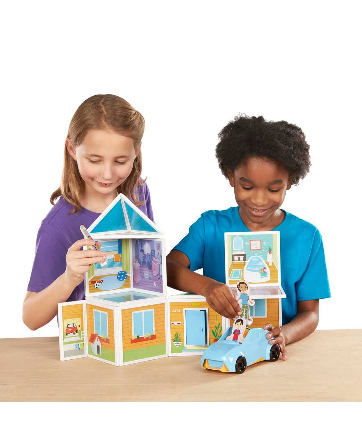 Melissa u0026 Doug - MAGNETivity Magnetic Building Play Set - Our House