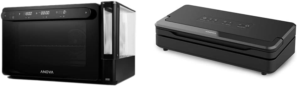 Anova Precision Smart Oven, Combination Countertop Oven for the Home Cook, Convection, Steam, Bake, Broil, Roast, and Dehydrate Cooking Options