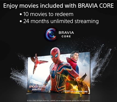 Sony 4K Ultra HD TV A90K Series: BRAVIA XR OLED Smart Google TV with Dolby Vision HDR and Exclusive Features for The Playstation&reg
