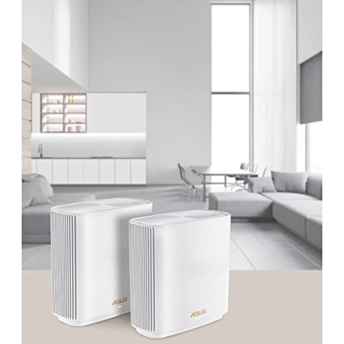 ASUS ZenWiFi AX6600 Tri-Band Mesh WiFi 6 System (XT8 1PK) - Whole Home Coverage up to 2750 sq.ft & 4+ rooms, AiMesh