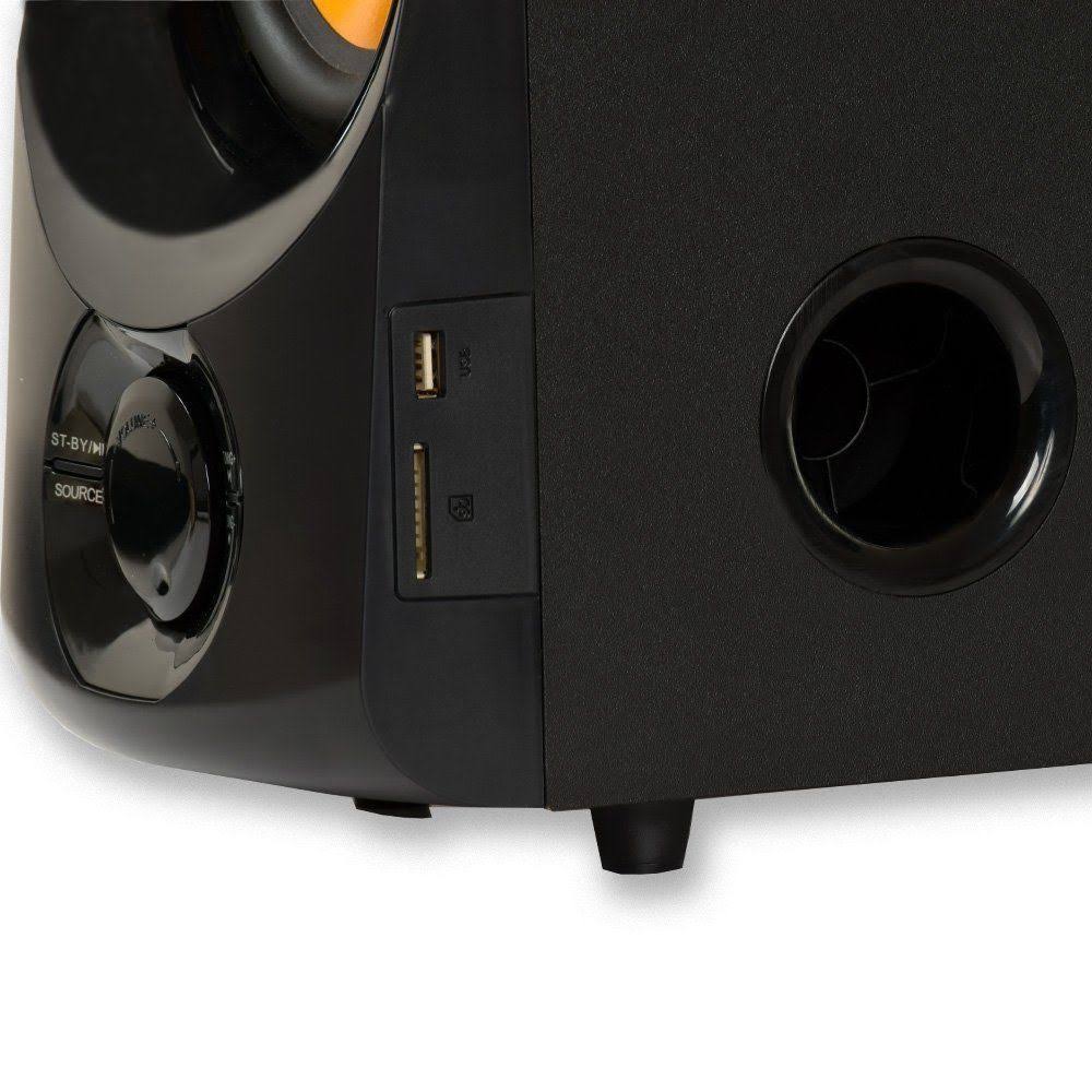 Acoustic Audio AA5170 Home Theater 5.1 Bluetooth Speaker System with Powered Sub, Black