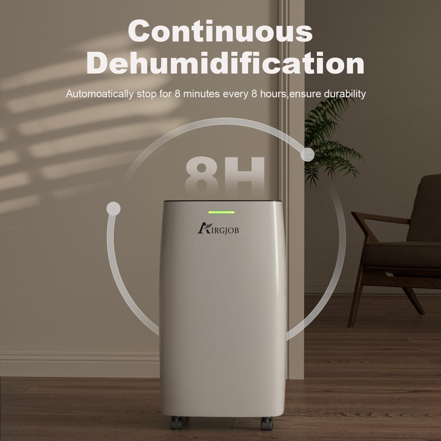 32-Pint Dehumidifier for Basement and Large Room - 2000 Sq. Ft. Quiet Dehumidifier for Large Capacity Room Home Bathroom Basements