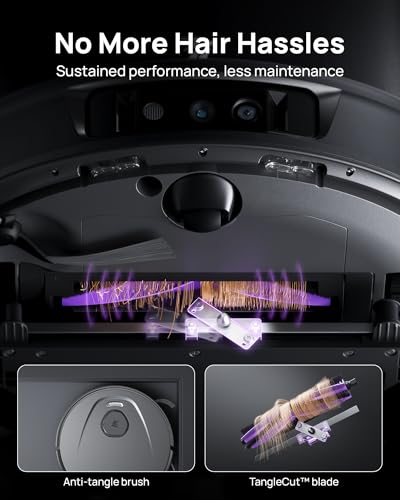 3i P10 Ultra Robot Vacuum and Mop Combo, Extendable Pad for Edge & Corner Mopping, 18000 Pa Suction Deep Cleaning, Auto Hot Water Washing & Drying