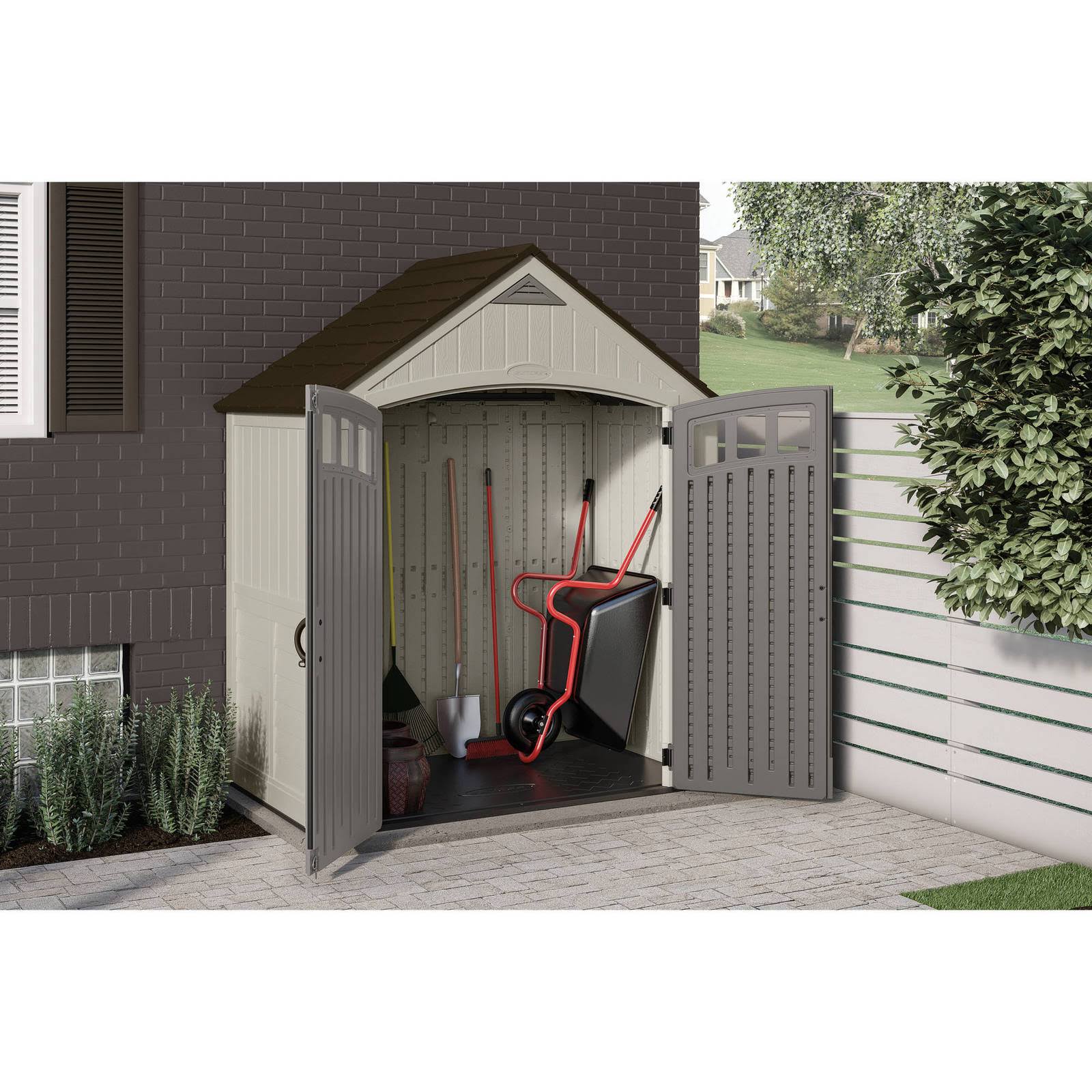 Suncast Covington 7 ft. x 4 ft. Storage Shed