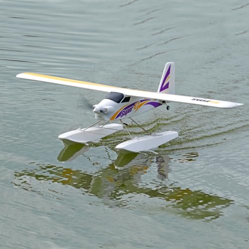 Fms Rc Plane for Adults Remote Control Airplane Super EZ Trainer V4 1220mm Wingspan with Floats 4 Channel Water Sea Airplane Rc Planes for Beginners