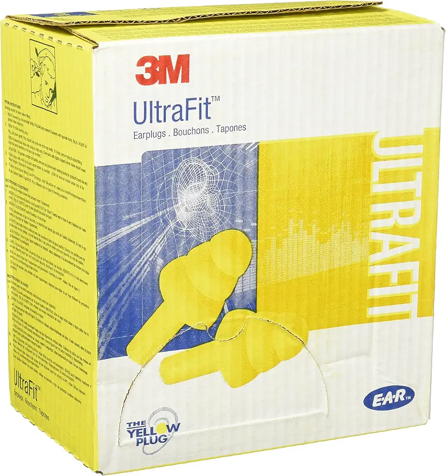 3M MMM3404001 Ultrafit Earplugs with Case - Kansas Nuitrition - HNZSDS
