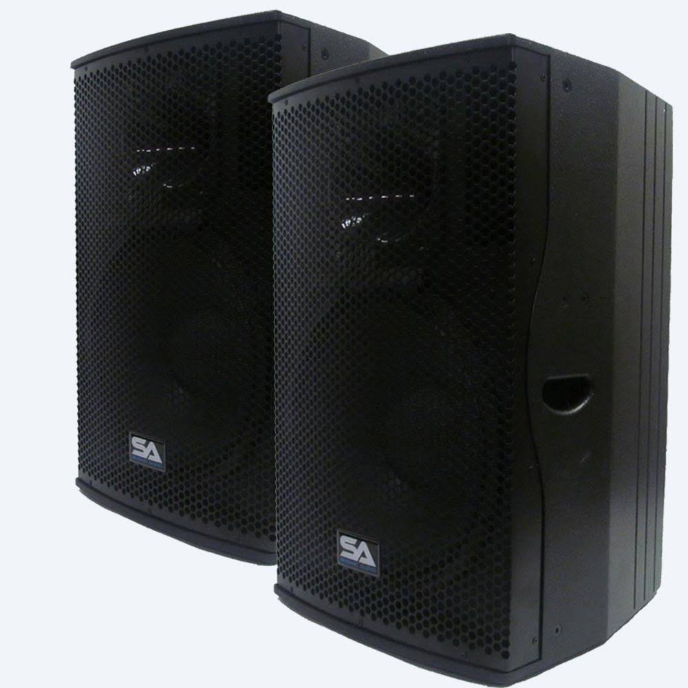 Seismic Audio Pair of Premium 15 inch Full Range / Bi-Amp 2-Way Loudspeaker Cabinets - Pa/dj New - Magma-15-Pair