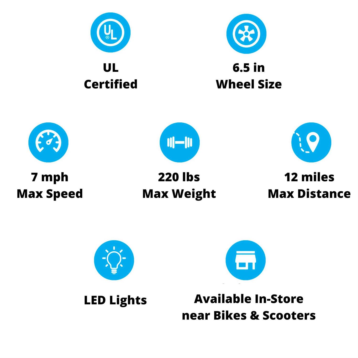 Hover-1 Kart and Ultra Electric Hoverboard w/ 6.5 Wheels and LED Lights Combo - Sports Supplies Online Store