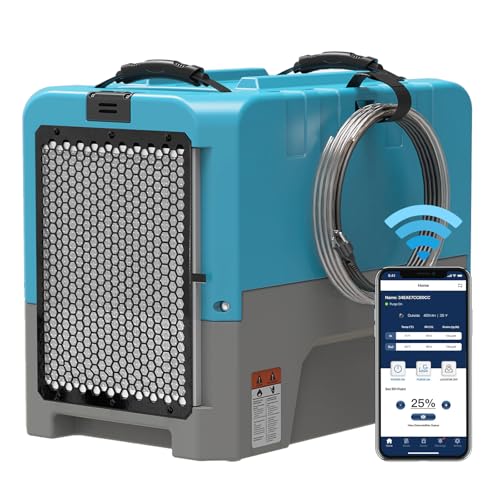 ALORAIR 180PPD Commercial Dehumidifier for Crawl Space & Basement, Wi-Fi APP Controls with Pump, Capacity up to 85 PPD at AHAM Condition