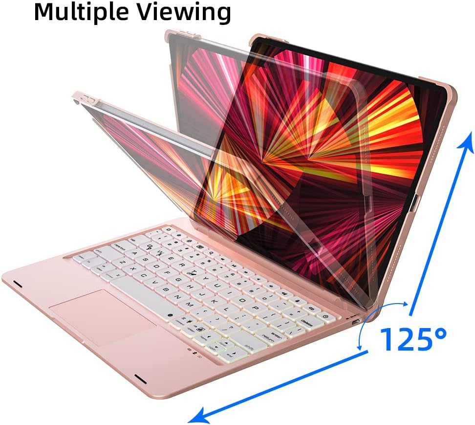 doqo Magnetic Keyboard Case for iPad Air 5th Generation(2022)/iPad Air 4th Generation(2020), iPad Pro 11 2018/2020/2021