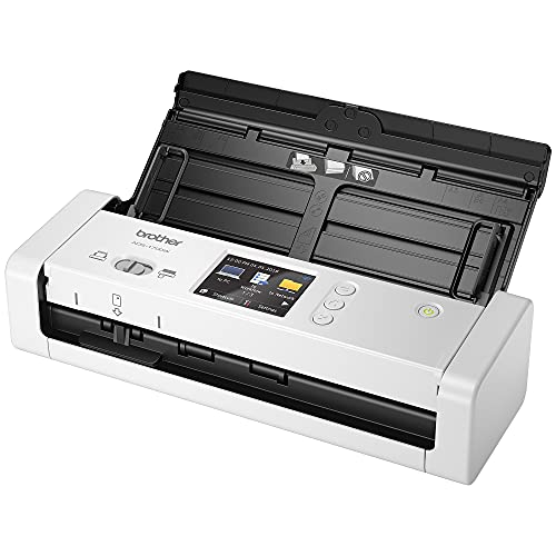 Brother ADS-1800W Wireless Compact Desktop Scanner | Scan Speeds of Up to 30ppm | 2.8" Color Touchscreen