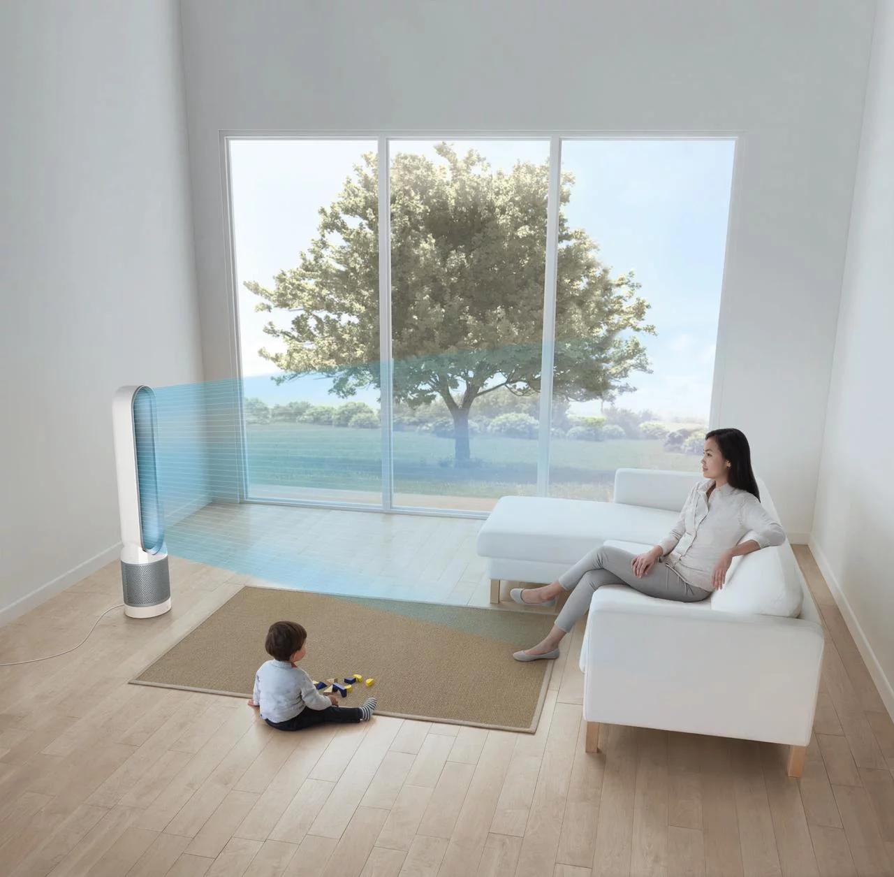 Dyson AM11 Pure Cool Purifier Tower Fan | Iron/Silver | New