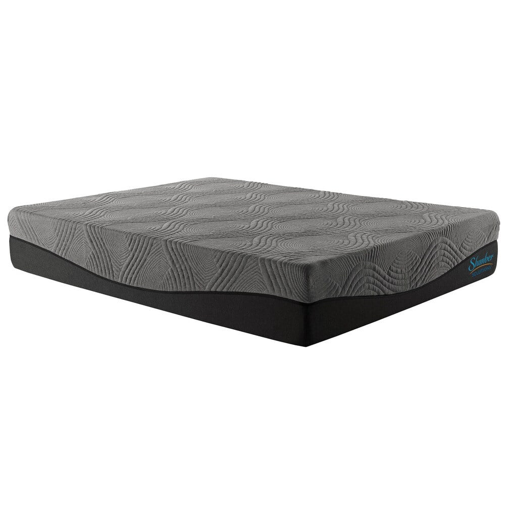 Slumber Solutions  Active 14-inch Charcoal Memory Foam Mattress King