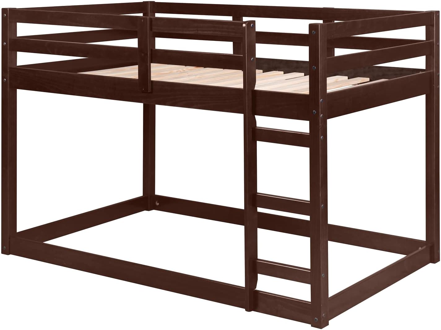 Contemporary Wood Gaston Loft Bed In Espresso