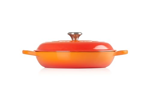 Le Creuset Enameled Cast Iron Signature Braiser, 3.5 qt., Marseille