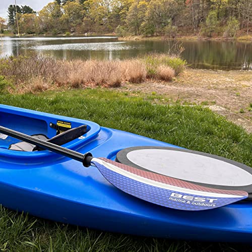 Best Marine and Outdoors Kayak Paddle, Carbon Fiber Shaft & Fiberglass Reinforced Polypropylene Blades, 220cm, 234cm, 250cm