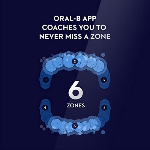 Oral-B iO Deep Clean + Protect Rechargeable Electric Toothbrush, White with a iO Series 7 Toothbrush, 2 Replacement Brush Heads
