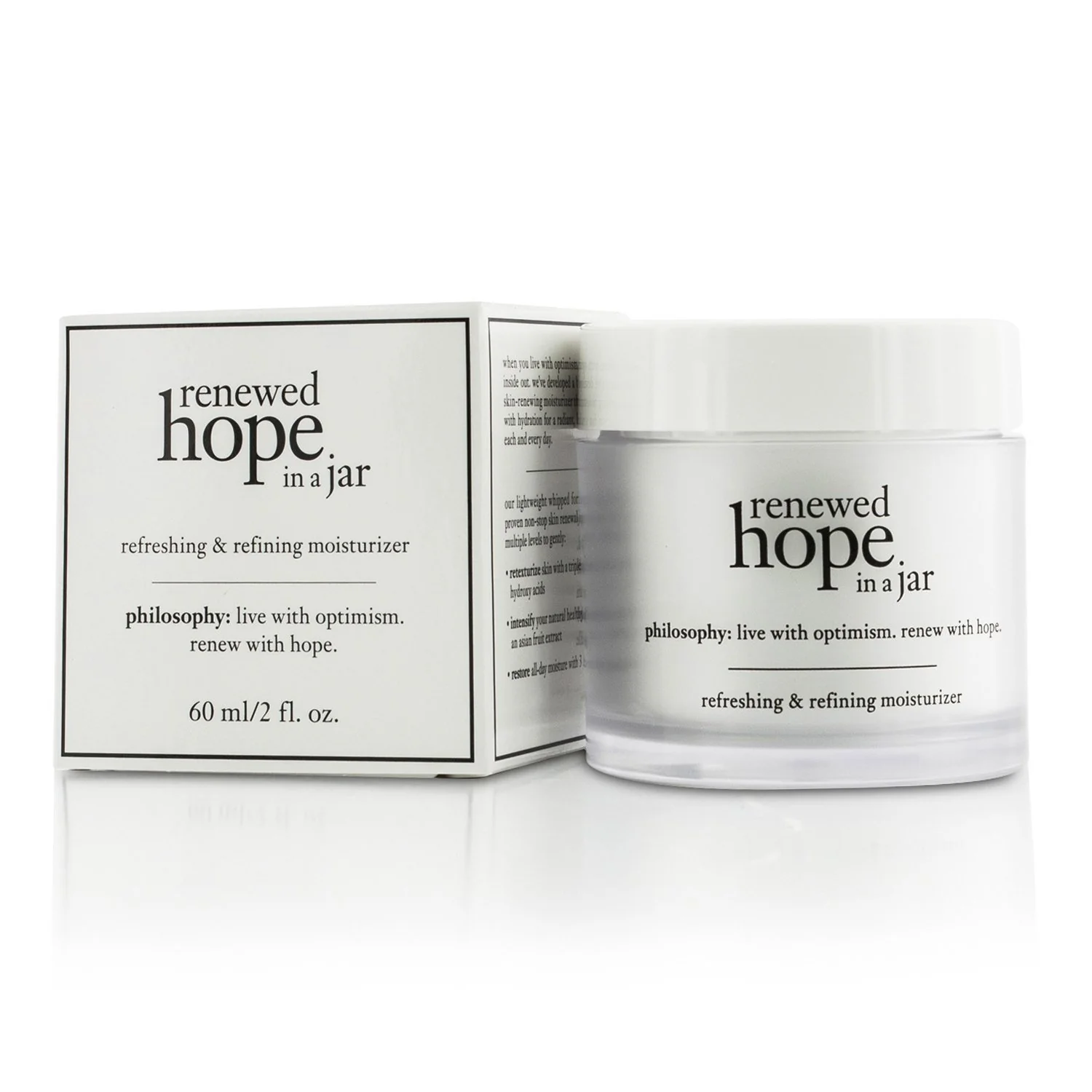 Philosophy Renewed Hope In A Jar Refreshing & Refining Moisturizer  60ml/2oz