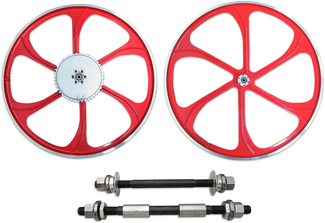 BBR Tuning 26 Inch Heavy Duty Front Mag Wheel for Mountain Bikes, Beach Cruisers, Hybrid Bikes and Motorized Bicycles