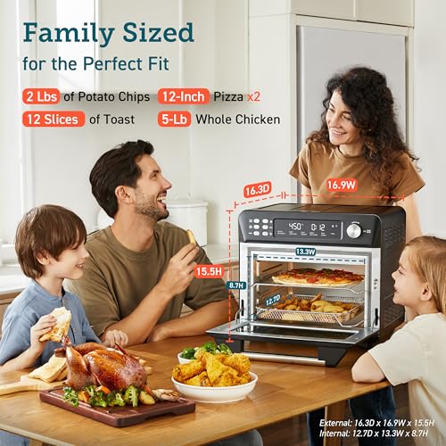 COSORI Smart 12-in-1 Air Fryer Toaster Oven Combo, Airfryer Convection Oven Countertop, Bake, Roast, Reheat, Broiler, Dehydrate