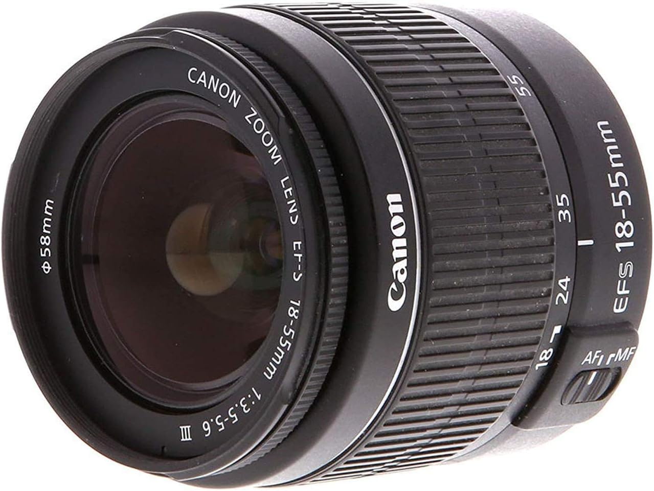 Canon EOS 2000D Rebel T7 Kit with EF-S 18-55mm f/3.5-5.6 III Lens + Accessory Bundle Model Electronics Cloth (Renewed) Black