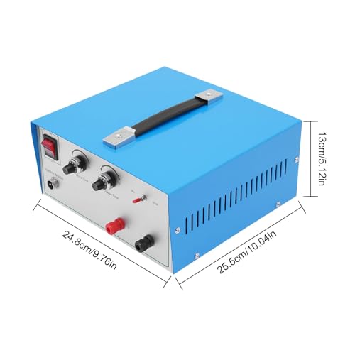 Jewelry Spot Welder, DC 50A 500W Adjustable Jewelry Welder w/ Foot Pedal, 0.02-0.05in Welding Dia. Soldering Machine