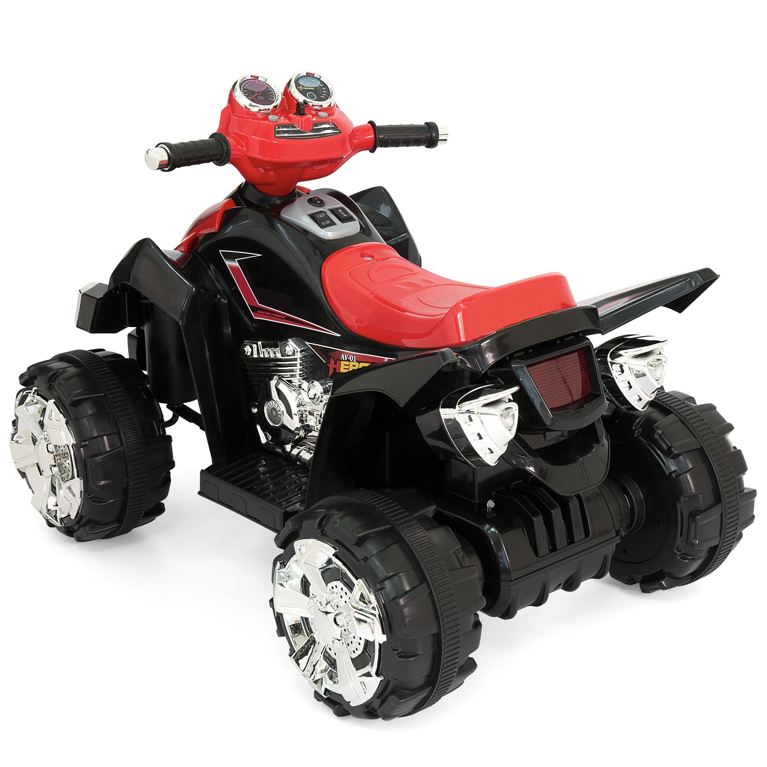 Best Choice Products Kids ATV Quad 4 Wheeler Ride on with 12V Battery Power Electric Power LED Lights
