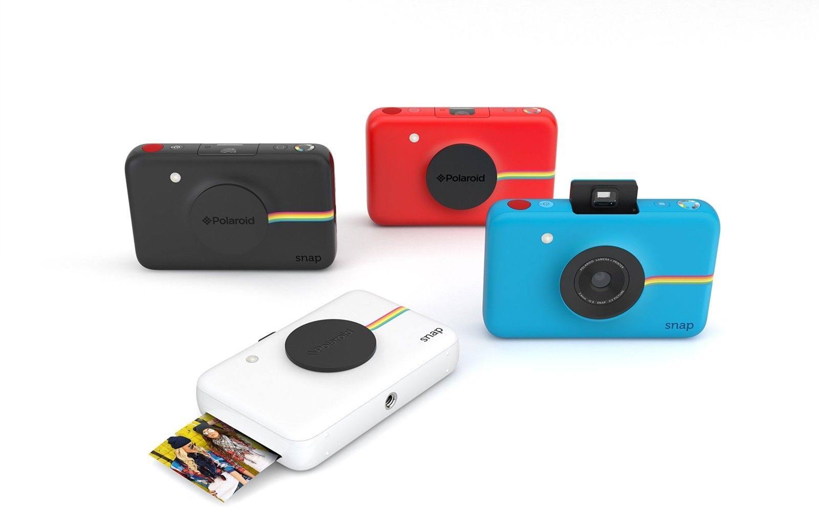 Polaroid Snap Instant Digital Camera (Black) with Zink Zero Ink Printing Technology