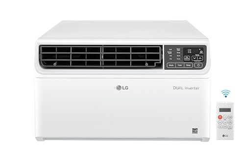 LG 12,000 BTU Dual Inverter Smart Window Air Conditioner, Cools 550 Sq. Ft., Ultra Quiet Operation, Up to 35% More Energy Savings, Energy Star