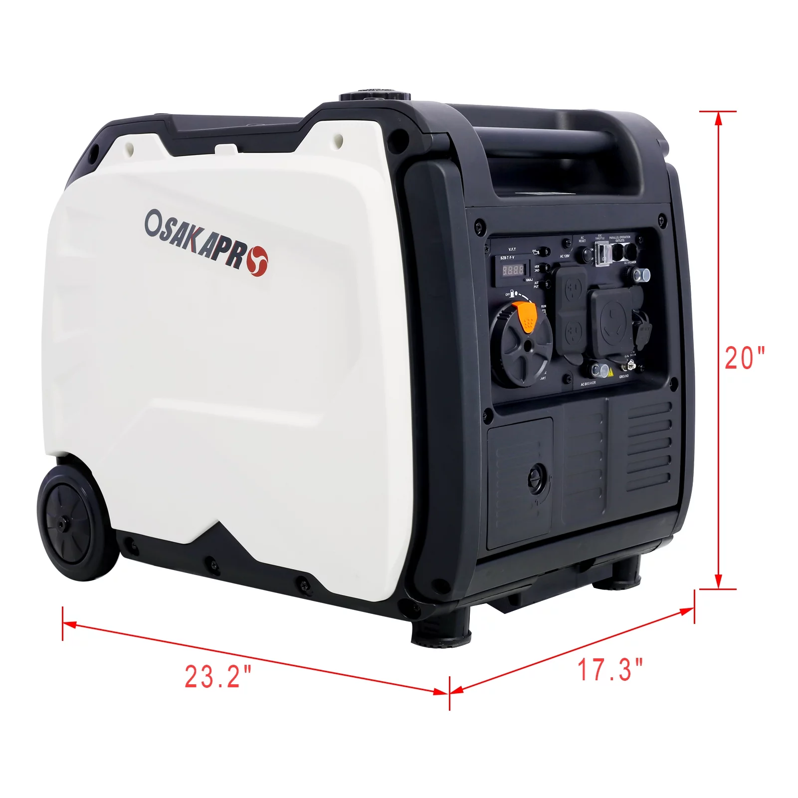 OSAK APR 6.03HP Inverter Generators portable gas powered,Generators for home use,White