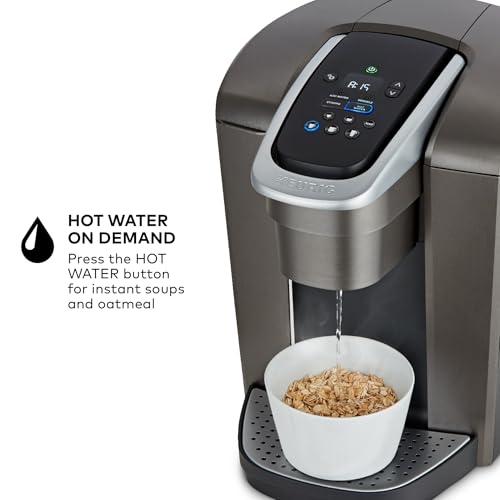 Keurig K-Elite Single Serve K-Cup Pod Coffee Maker, with Strength and Temperature Control, Iced Coffee Capability, 8 to 12oz Brew Size, Programmable