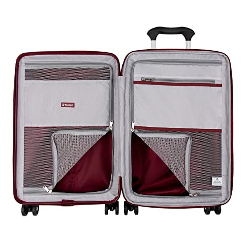 Travelpro Maxlite Air Hardside Expandable Carry on Luggage, 8 Spinner Wheels, Lightweight Hard Shell Polycarbonate Suitcase, Shadow Grey
