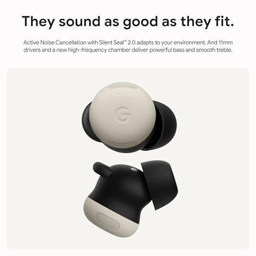 Google Pixel Buds Pro 2 - Wireless Earbuds with Active Noise Cancellation &ndash; Bluetooth Headphones - Peony