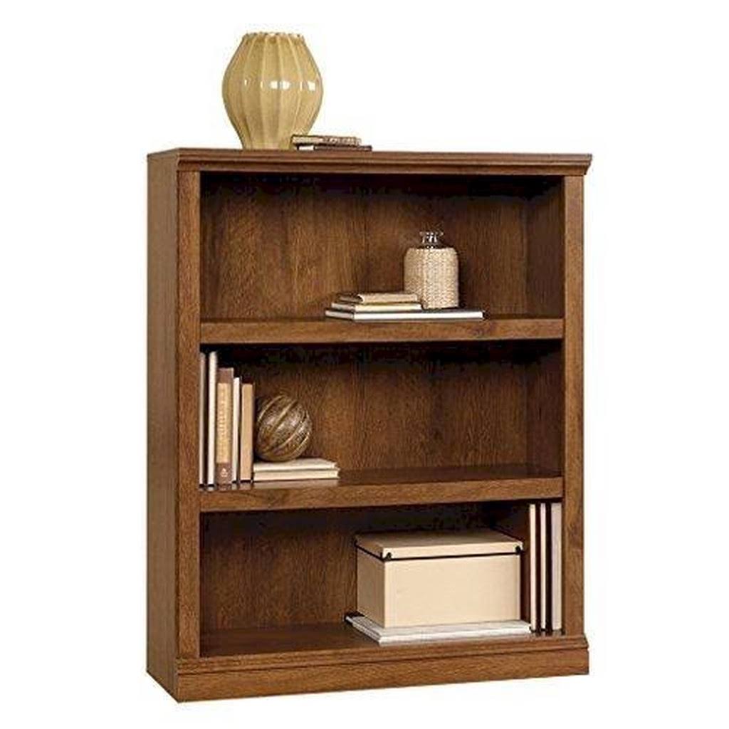 Sauder 410372 3 Shelf Bookcase OOA Oiled Oak Finish