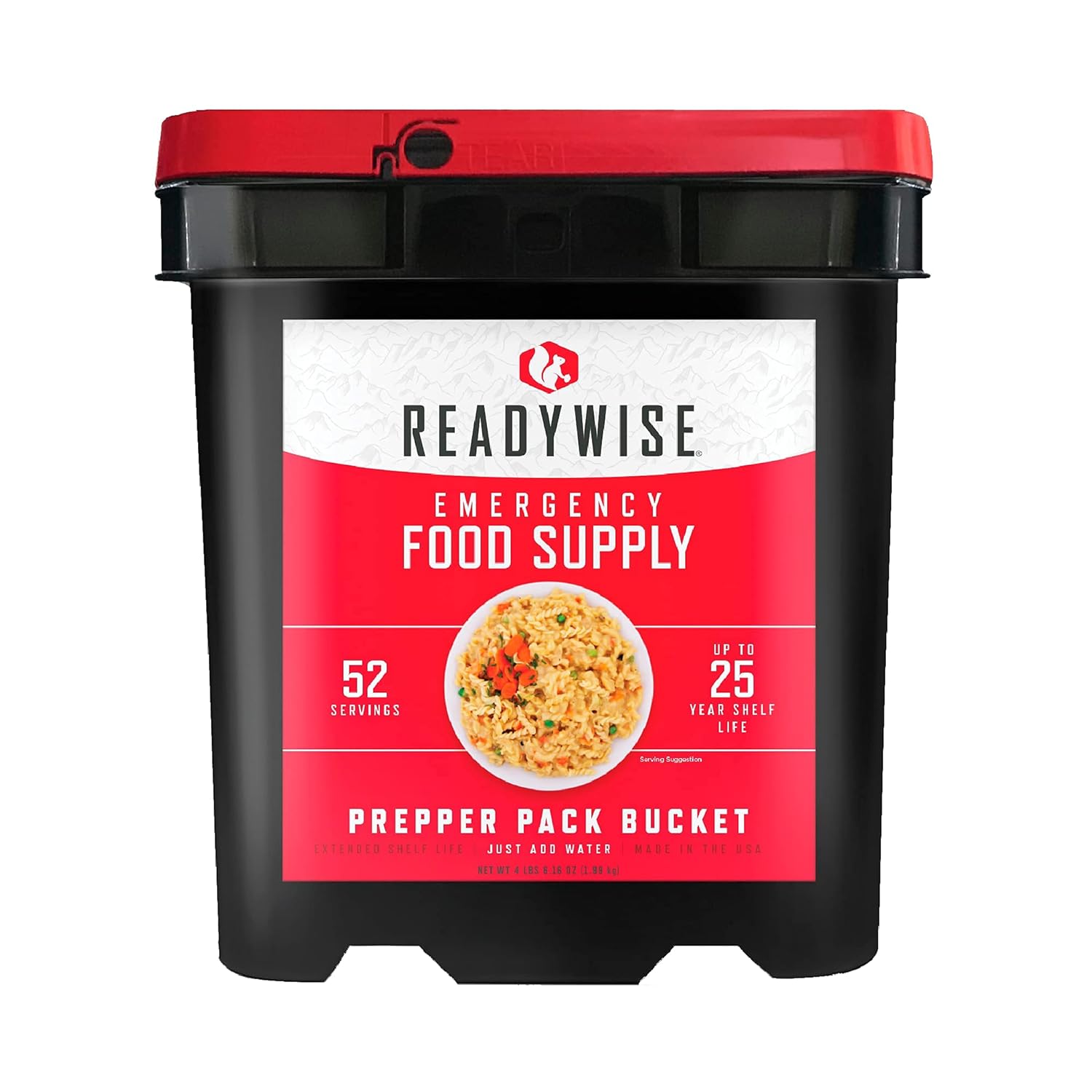ReadyWise Emergency Food Supply, Freeze-Dried Survival-Food Disaster Kit for Hurricane Preparedness, Camping Food, Prepper Supplies