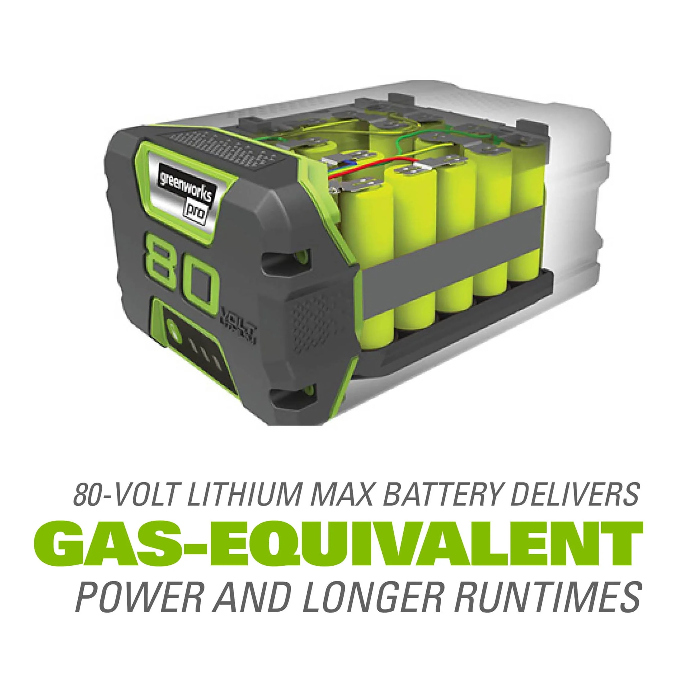 Greenworks Pro 80V 610 CFM Brushless Backpack Blower with 2.5 Ah Battery & Charger, 2404802