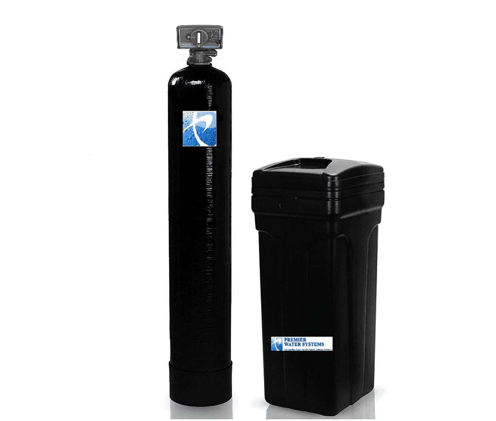 PREMIER FLECK 5600 Whole House Water Softener System | 1.0 cu ft 32,000 Grain (9"x48") 1-3 Person Home
