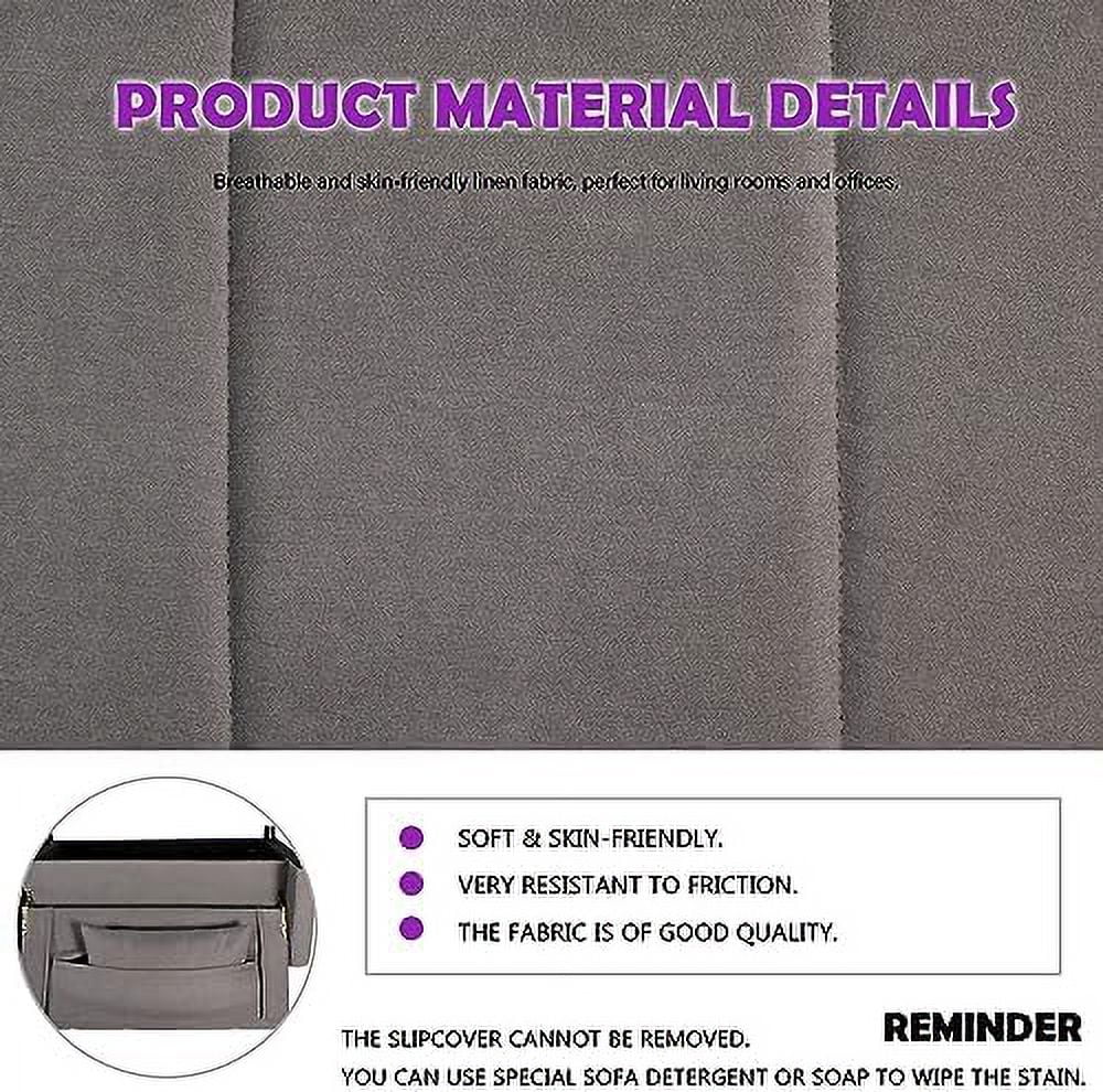 RUNFAYBIU Modern Upholstered Tufted Convertible Folding Futon Sofa Bed w/USB  82\u201D Sleeper Couch Love Seat Pillows  2/3 Seat Loveseat Sofas for