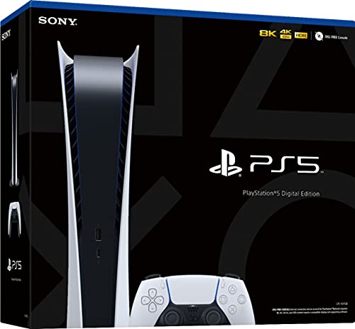 Plays-tation 5 Digital Edition PS-5_ Gaming (Disc Free) Console - M.K.D. (Renewed)